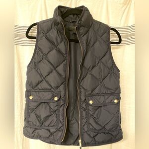 J. Crew Navy puffer vest